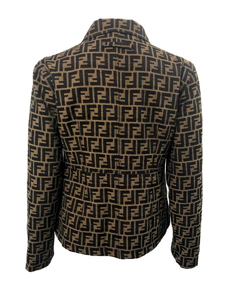 fendi zucca print jacket|Fendi zucca vintage.